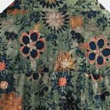 Miles Men's Retro Short-Sleeve Floral Shirt – Green