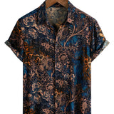 Blue Retro Men's Shirt