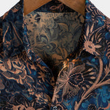 Blue Retro Men's Shirt