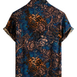 Blue Retro Men's Shirt