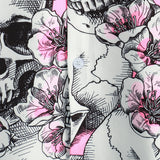 Pink Skull and Floral Men's Shirt