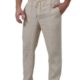Dressy Men's Linen-Blend Summer Pants