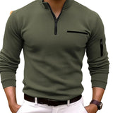 Evan Men's Long Sleeve Zip Tee