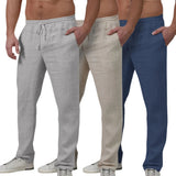 Dressy Men's Linen-Blend Summer Pants