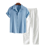 Men's Short-Sleeve Shirt Set