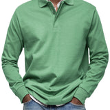 Signature Men's Long Sleeve Polo Shirt