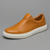 Elegant Men's Leather Slip-On Shoes