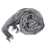 Milo Men's Cashmere Merino Scarf - Grey