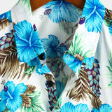 Blue Tropical Hawaiian Men's Shirt
