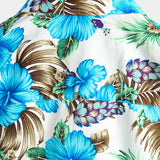 Blue Tropical Hawaiian Men's Shirt