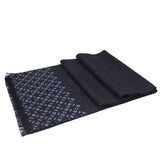Jonas Men's Cashmere Merino Scarf - Black