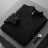 Desmond Velour Half-Zip Men's Sweater