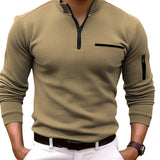 Evan Men's Long Sleeve Zip Tee