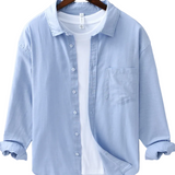 Mason Men's Linen-Blend Shirt