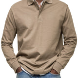 Signature Men's Long Sleeve Polo Shirt