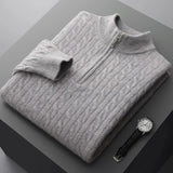 Desmond Velour Half-Zip Men's Sweater