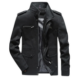 Elegant Men's Cotton Cargo Jacket