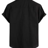 Black Casual Men's Shirt