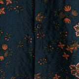 Navy Floral Summer Men's Shirt
