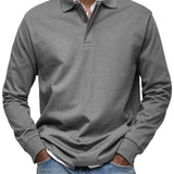 Signature Men's Long Sleeve Polo Shirt
