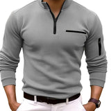 Evan Men's Long Sleeve Zip Tee