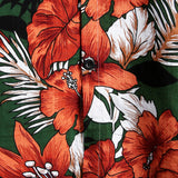 Levi Men's Hawaiian Short-Sleeve Floral Shirt – Green