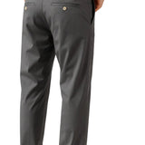 Men's Grey Cotton Stretch Pants