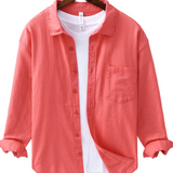 Mason Men's Linen-Blend Shirt