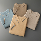 Everett Men's Knit Polo Shirt