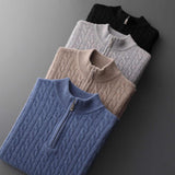 Desmond Velour Half-Zip Men's Sweater