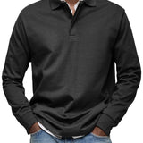Signature Men's Long Sleeve Polo Shirt