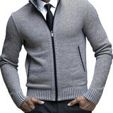 Elegant Men's Office Cardigan