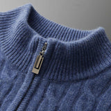 Desmond Velour Half-Zip Men's Sweater