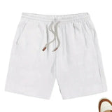 Men's Casual Linen-Blend Shorts