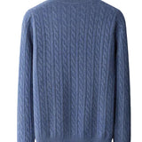 Desmond Velour Half-Zip Men's Sweater