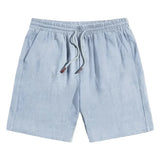 Men's Casual Linen-Blend Shorts