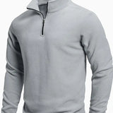 Men's Long Sleeve Zip-Up Sweater
