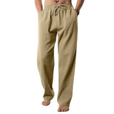 Caleb Polished Men's Linen-Blend Pants