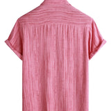 Striped Men's Shirt with Pocket