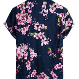 Navy or White Floral Men's Shirt
