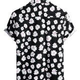 Casual Short-Sleeve Hawaiian Men's Shirt