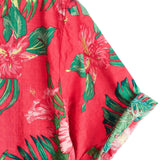 Levi Men's Hawaiian Floral Short-Sleeve Shirt – Red