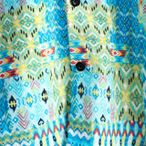 Blue Boho Hawaiian Men's Shirt
