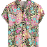 Skull Hawaiian Men's Shirt