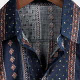 Retro 70s Striped Men's Shirt