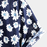 Hawaiian Daisy Print Men's Shirt
