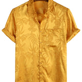 Jacquard Floral Men's Shirt