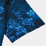 Blue Hawaiian Blooms Men's Shirt