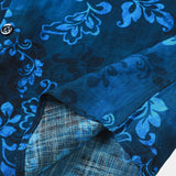 Blue Hawaiian Blooms Men's Shirt