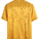 Jacquard Floral Men's Shirt